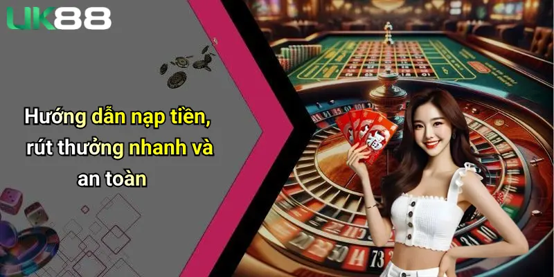 Hướng dẫn nạp tiền, rút thưởng nhanh và an toàn